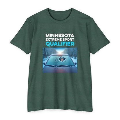 Minnesota Extreme Sport Qualifier - Driving With Frozen Windshield - Unisex T-Shirt