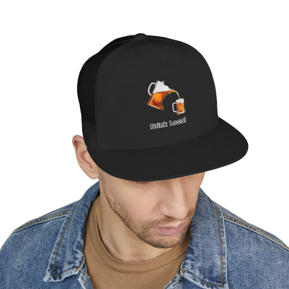 Drink Local Minnesota beer trucker hat with state-shaped pitcher design - product view 16