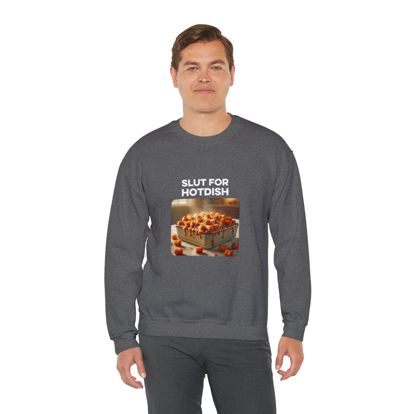 Slut For Hotdish Crewneck Sweatshirt