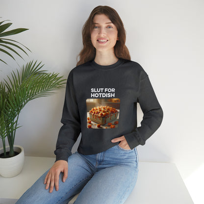 Slut For Hotdish Crewneck Sweatshirt