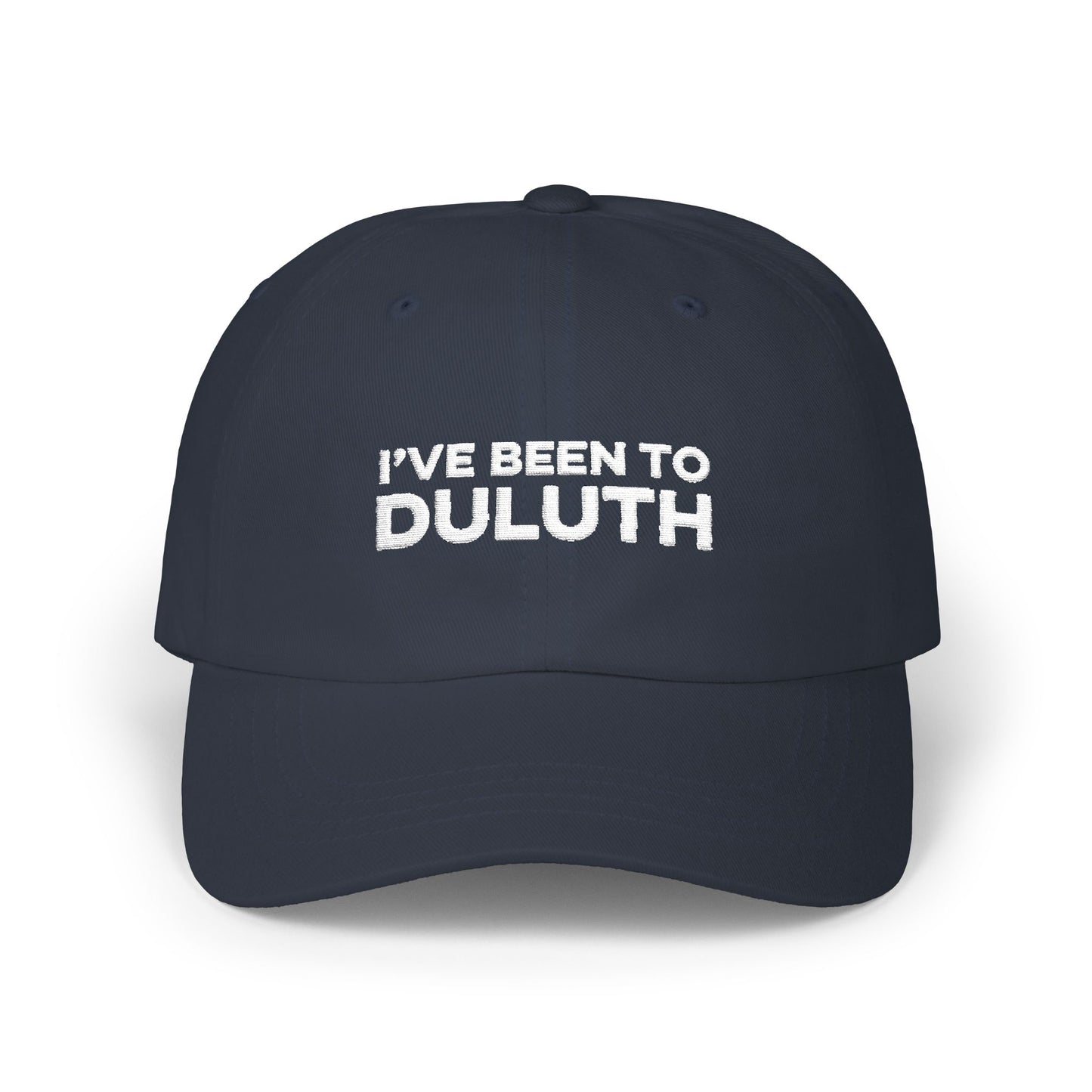 I've Been to Duluth Minnesota embroidered dad hat - product view 3