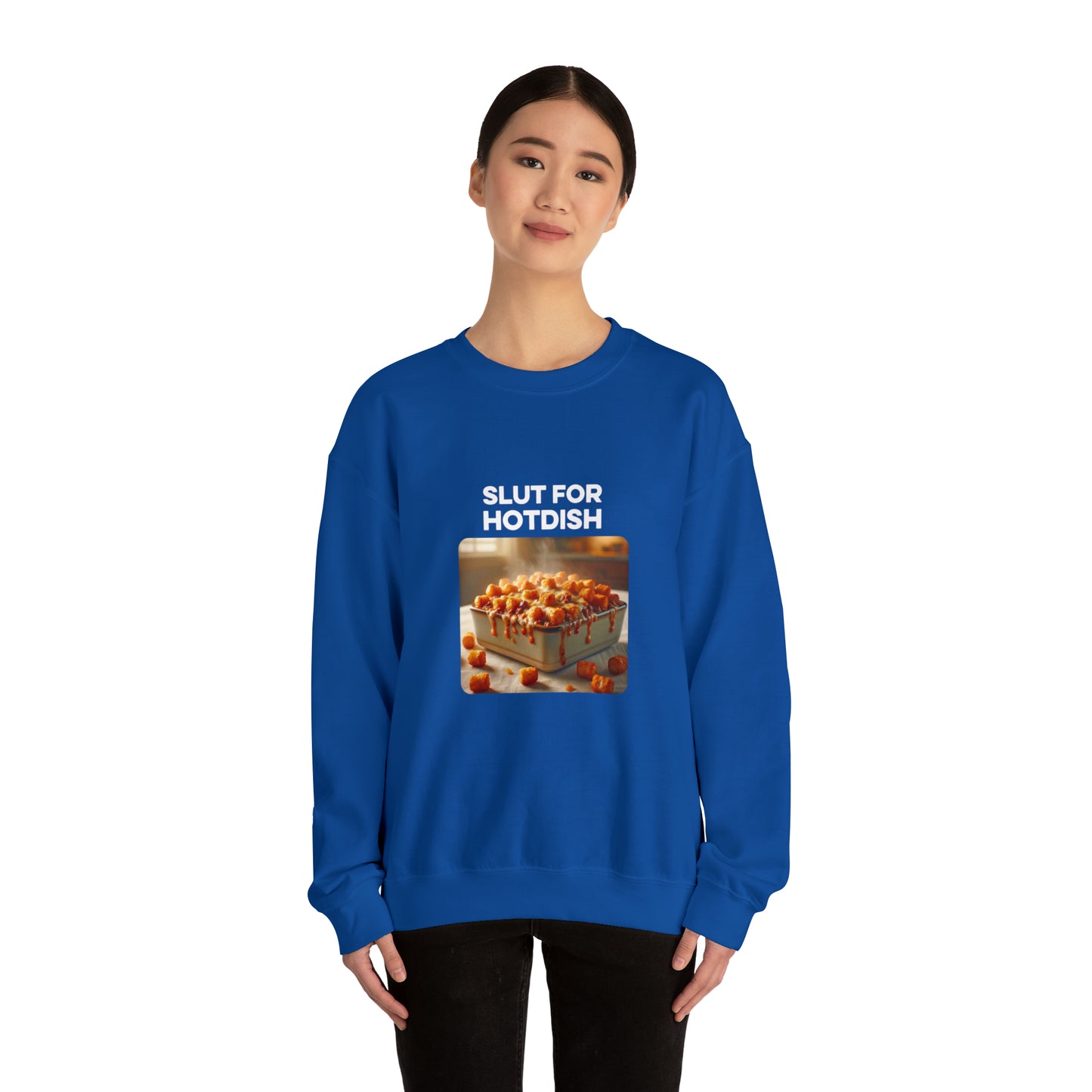 Slut For Hotdish Crewneck Sweatshirt