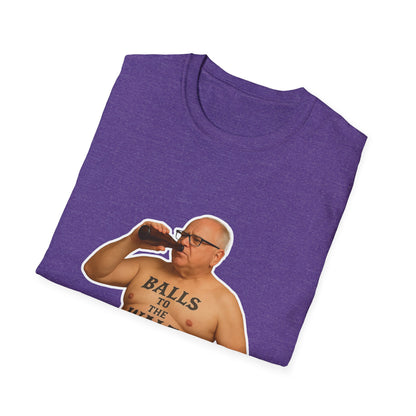 Balls To The Walz - Funny Tim Walz T-Shirt
