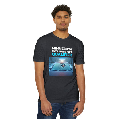 Minnesota Extreme Sport Qualifier - Driving With Frozen Windshield - Unisex T-Shirt