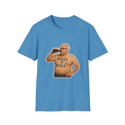 Balls To The Walz - Funny Tim Walz T-Shirt