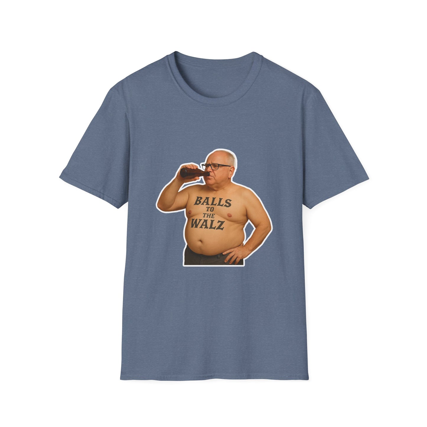 Balls To The Walz - Funny Tim Walz T-Shirt