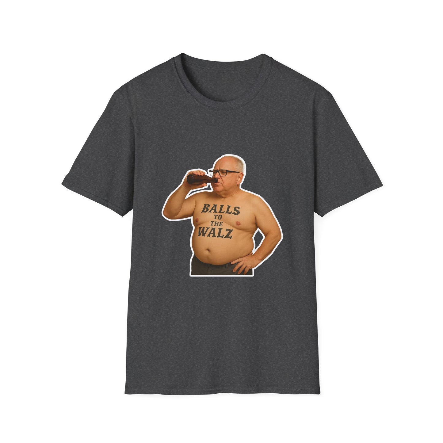 Balls To The Walz - Funny Tim Walz T-Shirt