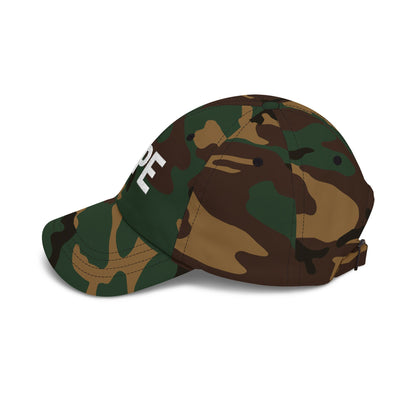 Ope Minnesota embroidered dad hat with complete white lettering - product view 7