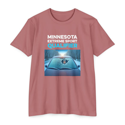 Minnesota Extreme Sport Qualifier - Driving With Frozen Windshield - Unisex T-Shirt