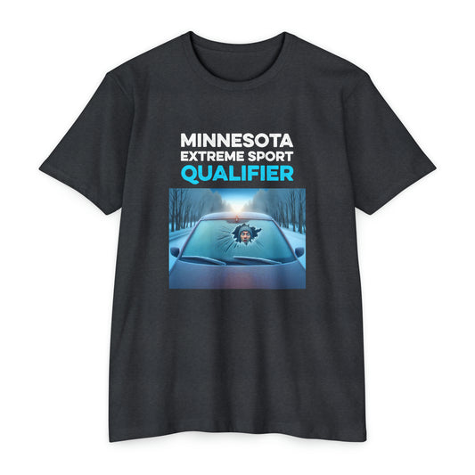 Minnesota Extreme Sport Qualifier - Driving With Frozen Windshield - Unisex T-Shirt