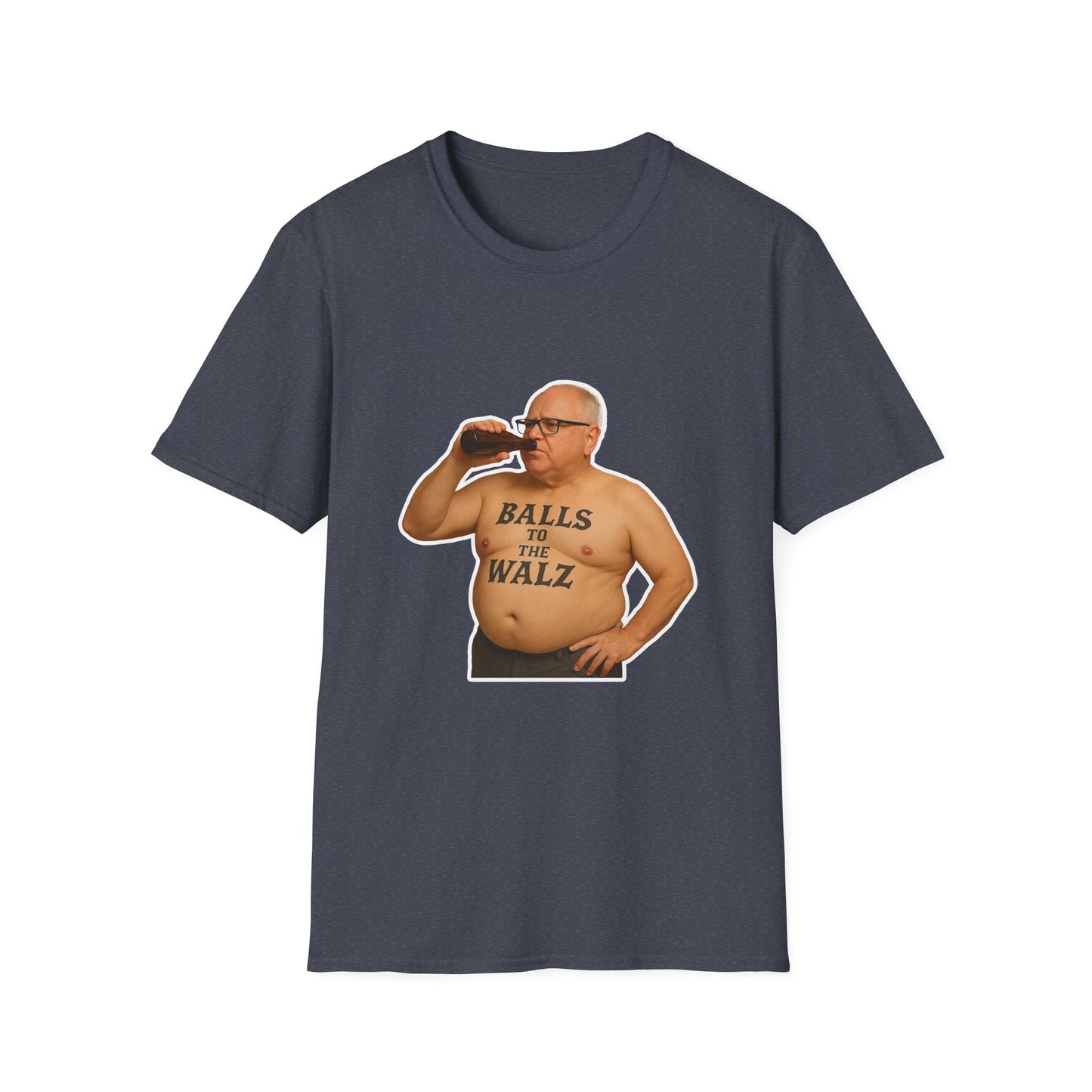 Balls To The Walz - Funny Tim Walz T-Shirt
