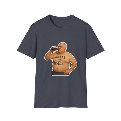 Balls To The Walz - Funny Tim Walz T-Shirt