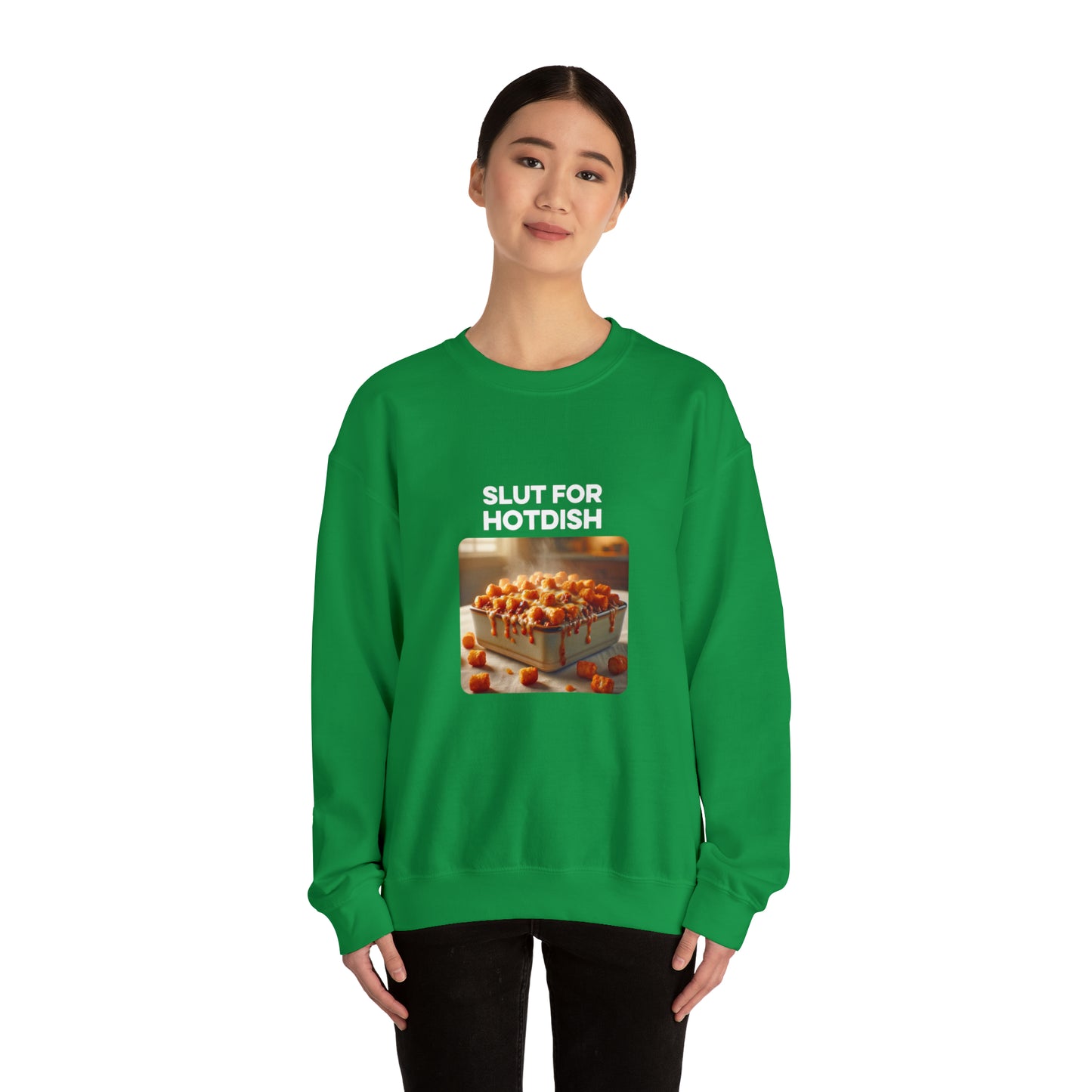 Slut For Hotdish Crewneck Sweatshirt