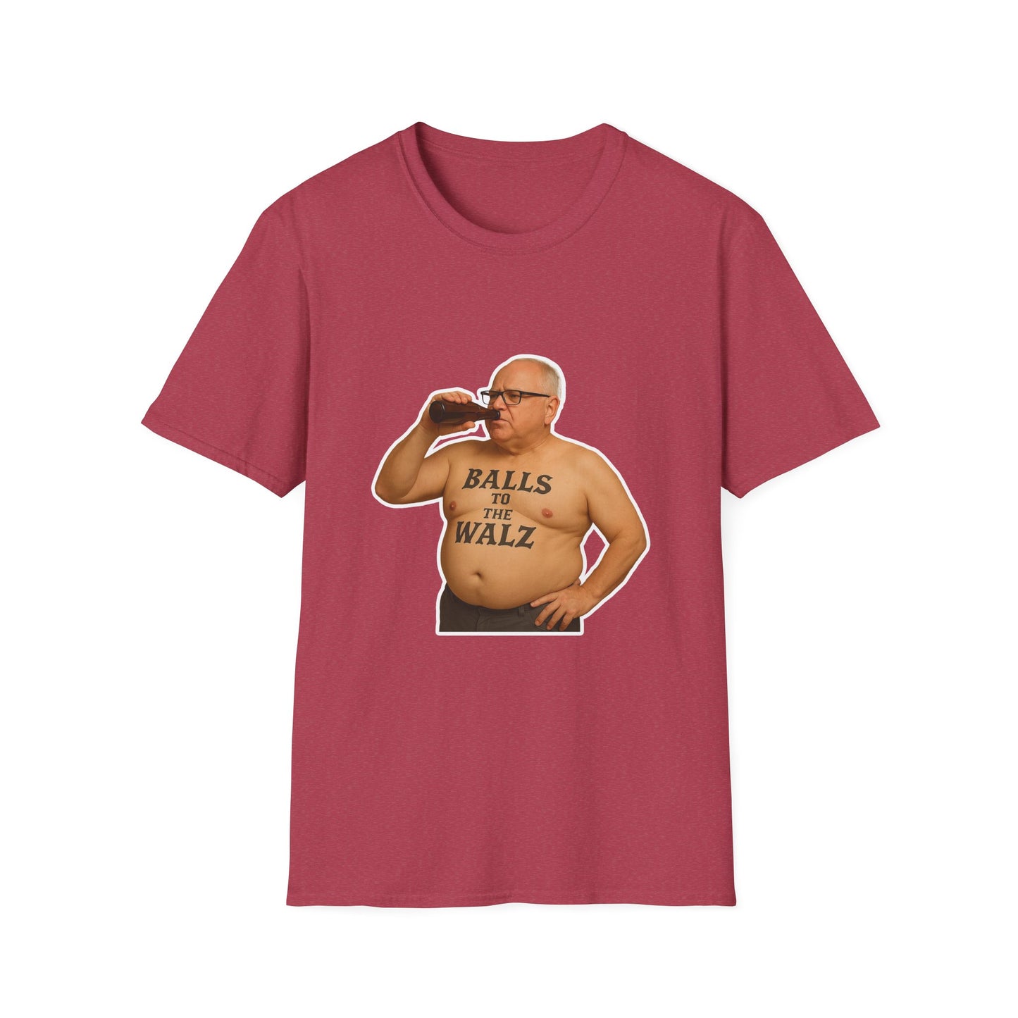 Balls To The Walz - Funny Tim Walz T-Shirt