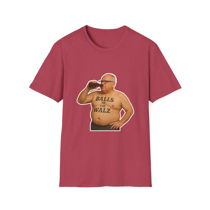 Balls To The Walz - Funny Tim Walz T-Shirt