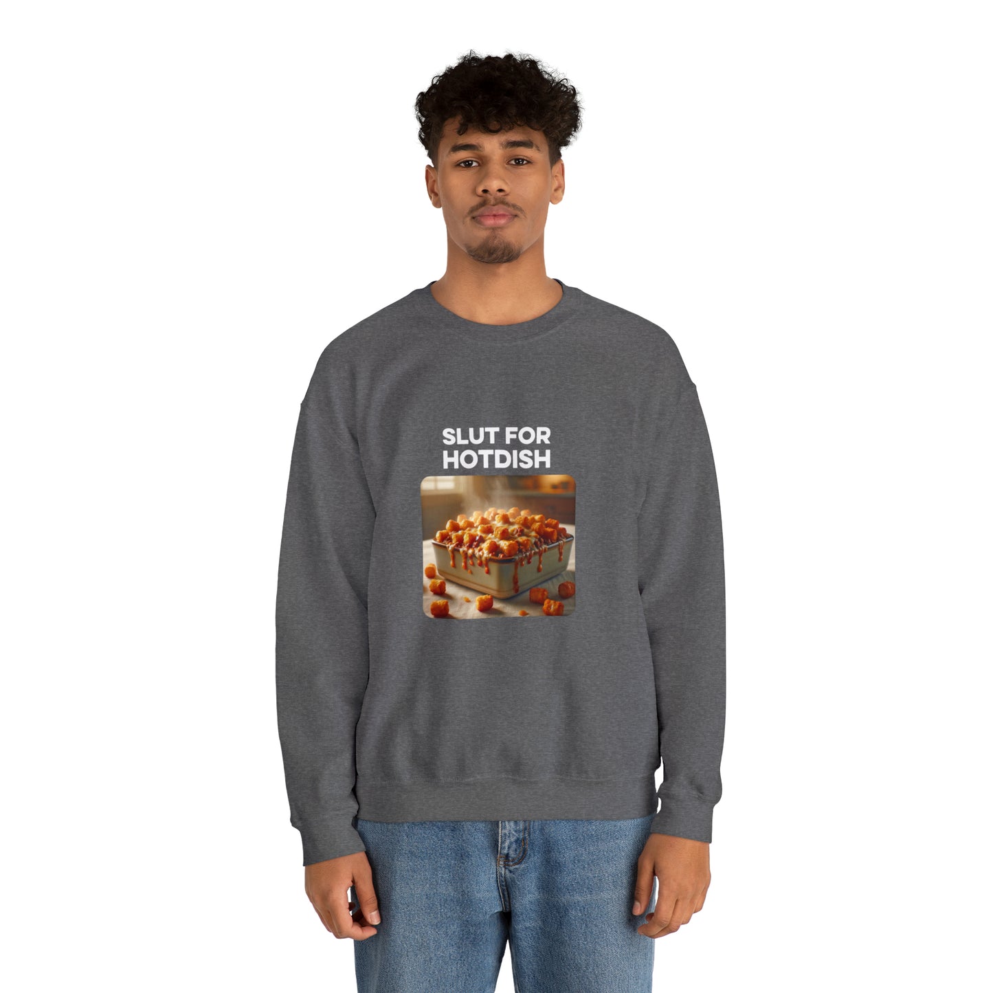 Slut For Hotdish Crewneck Sweatshirt