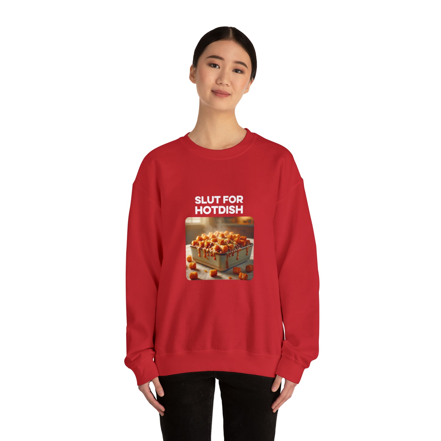 Slut For Hotdish Crewneck Sweatshirt