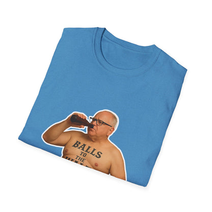 Balls To The Walz - Funny Tim Walz T-Shirt