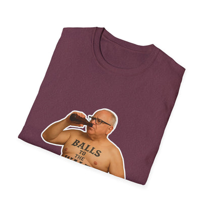 Balls To The Walz - Funny Tim Walz T-Shirt