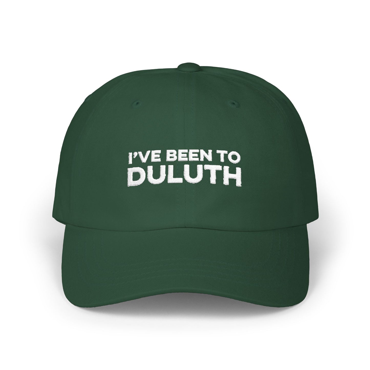 I've Been to Duluth Minnesota embroidered dad hat - product view 2