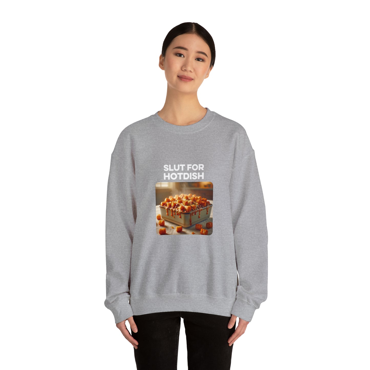 Slut For Hotdish Crewneck Sweatshirt