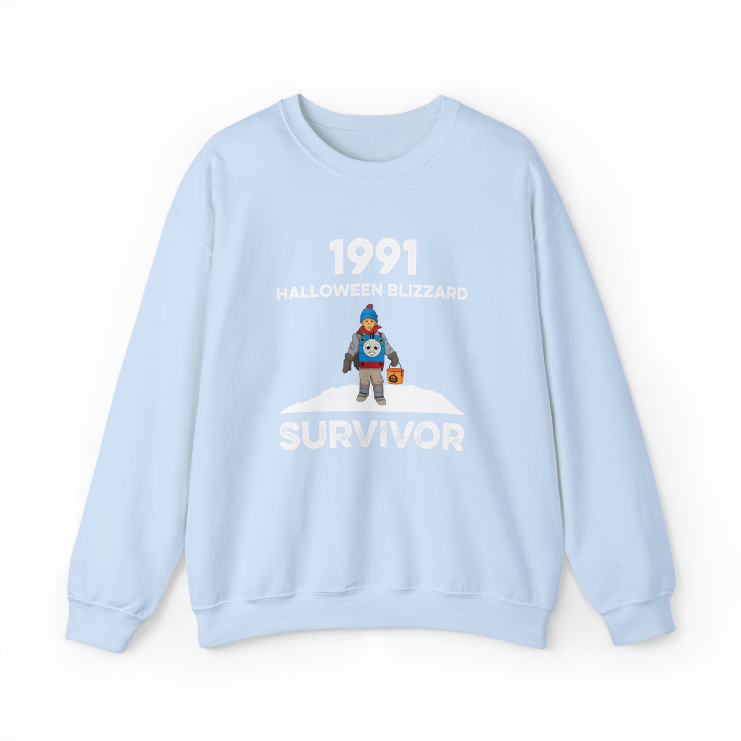 1991 Halloween Blizzard Survivor Crewneck Sweatshirt Unisex