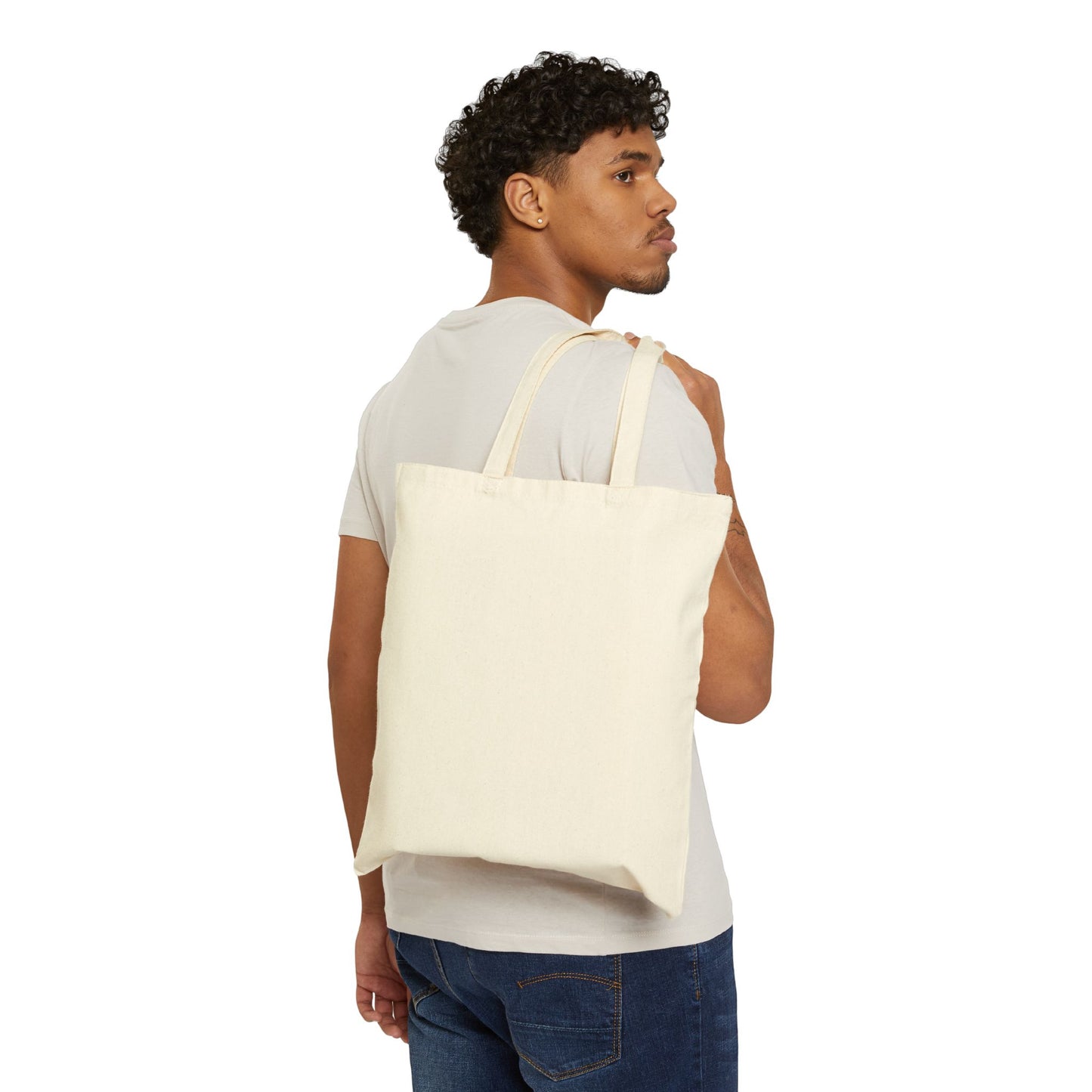 Drink Local Minnesota beer tote bag with state-shaped pitcher design - product view 5