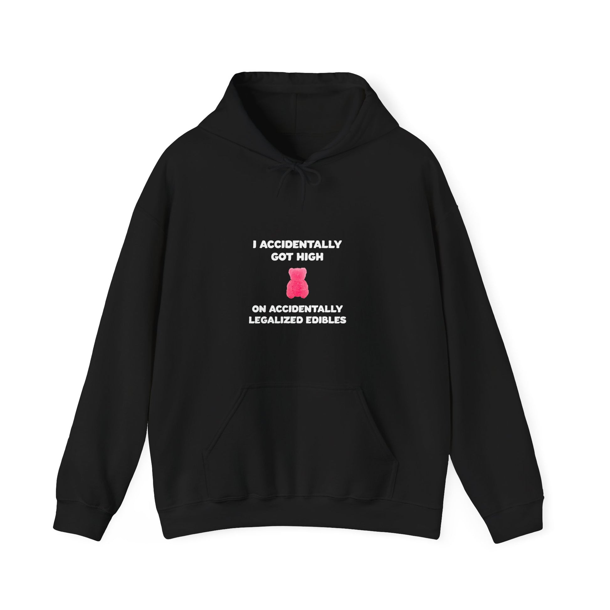 Accidentally legalized edibles Minnesota hoodie with pink gummy bear - product view 21