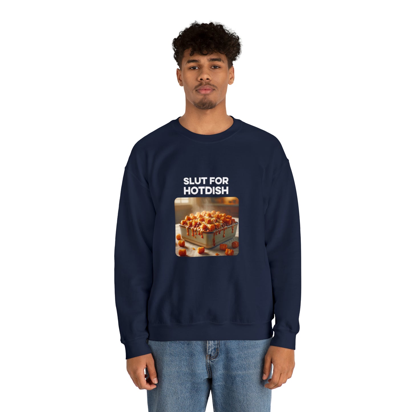 Slut For Hotdish Crewneck Sweatshirt