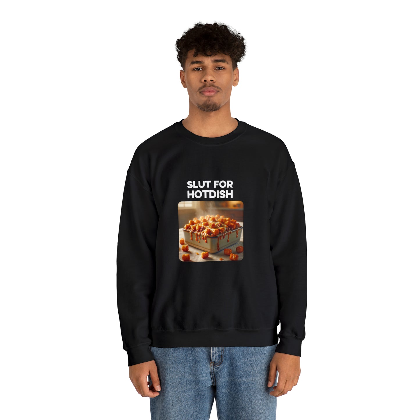 Slut For Hotdish Crewneck Sweatshirt