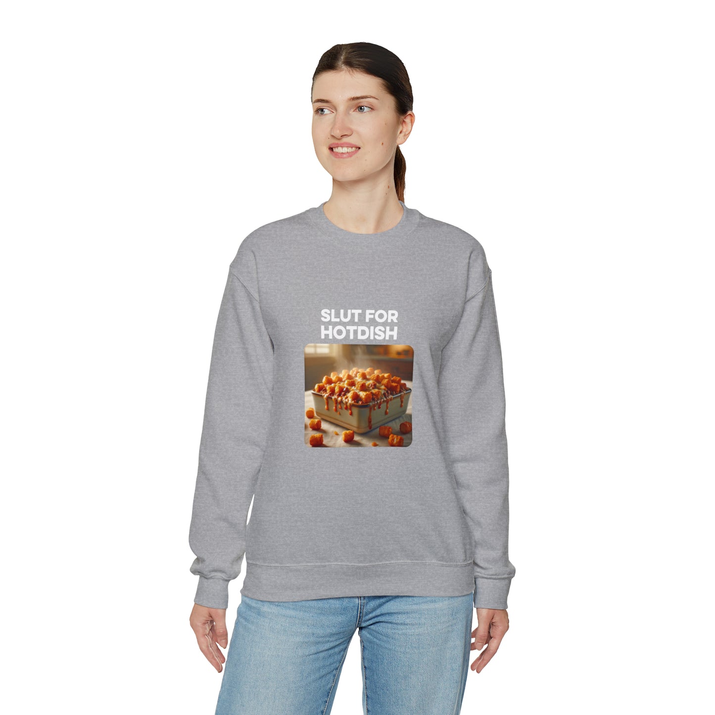 Slut For Hotdish Crewneck Sweatshirt