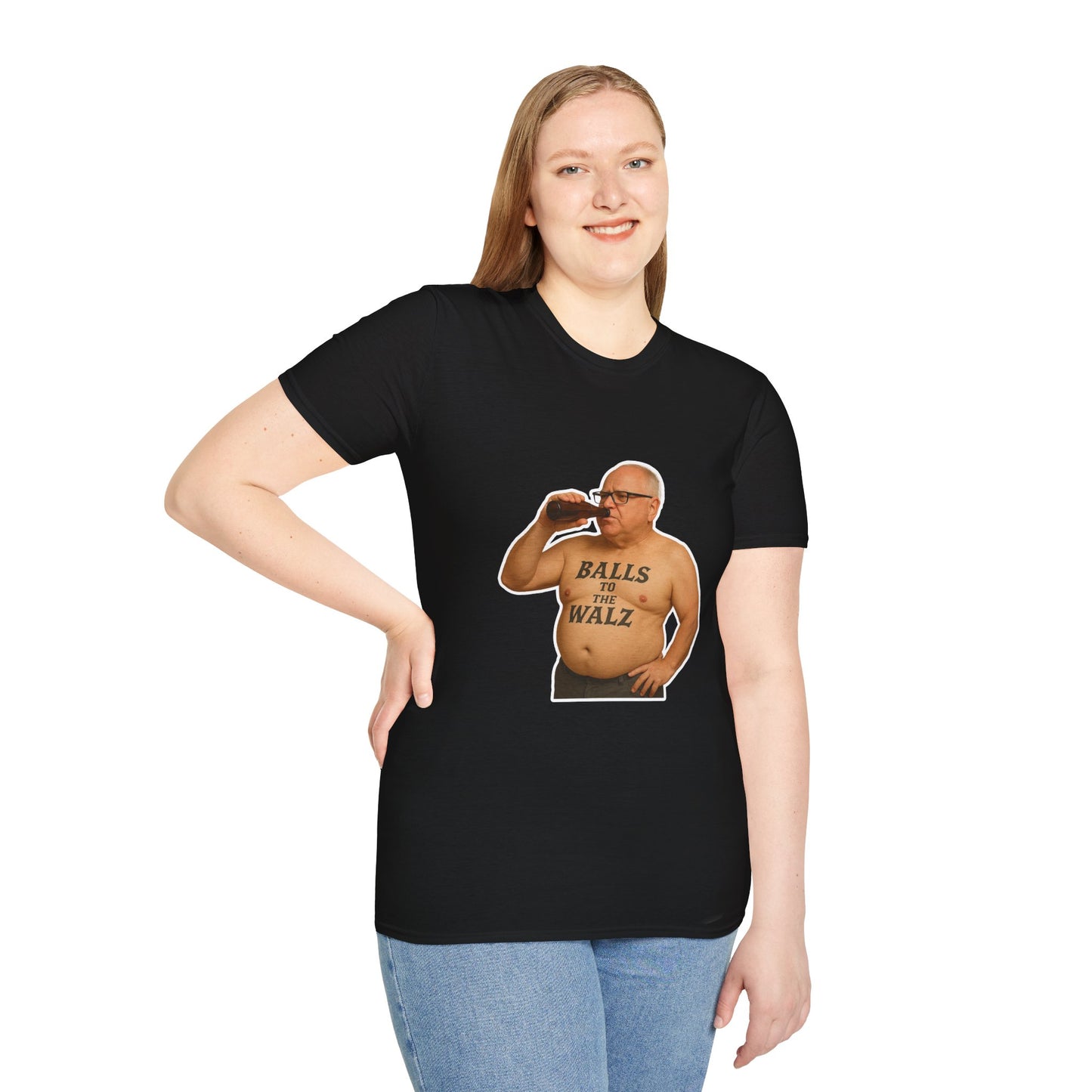 Balls To The Walz - Funny Tim Walz T-Shirt