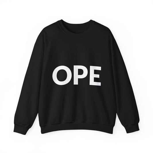 Two-sided Ope let me sneak past you Minnesota crewneck