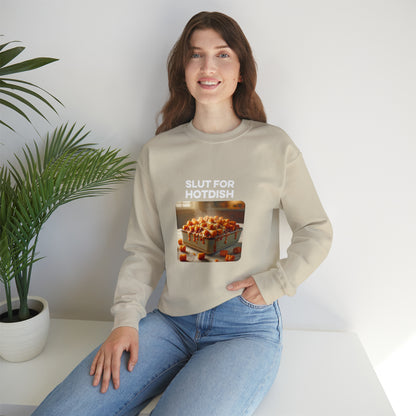 Slut For Hotdish Crewneck Sweatshirt