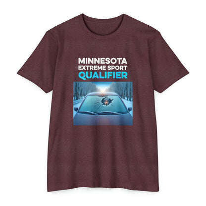 Minnesota Extreme Sport Qualifier - Driving With Frozen Windshield - Unisex T-Shirt