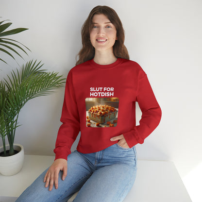 Slut For Hotdish Crewneck Sweatshirt