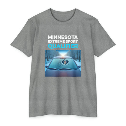 Minnesota Extreme Sport Qualifier - Driving With Frozen Windshield - Unisex T-Shirt