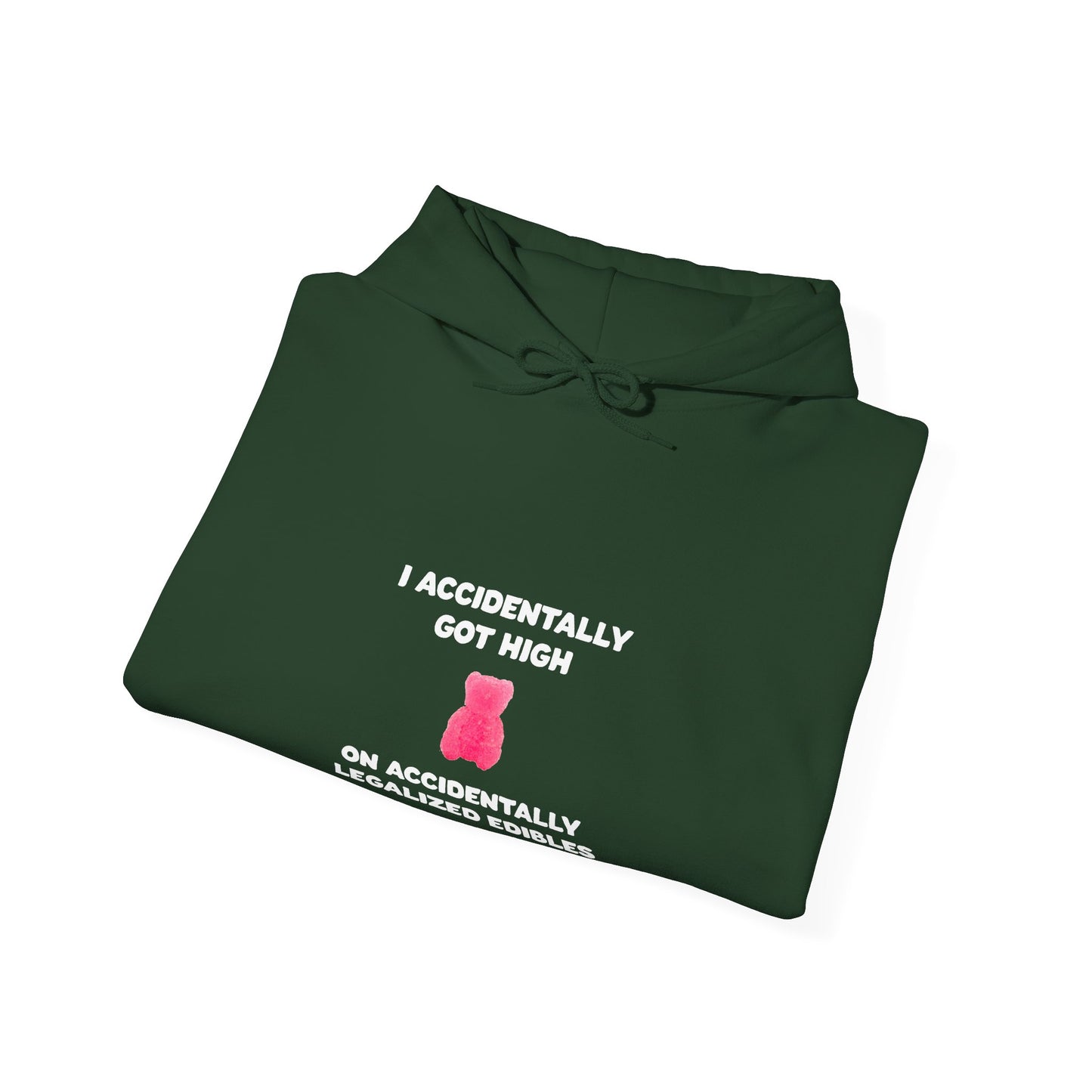 Accidentally legalized edibles Minnesota hoodie with pink gummy bear - product view 31