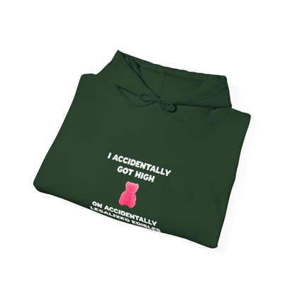 Accidentally legalized edibles Minnesota hoodie with pink gummy bear - product view 31