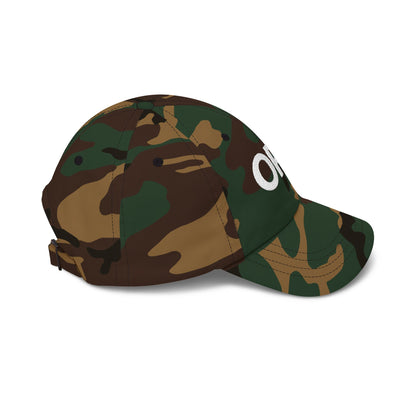 Ope Minnesota embroidered dad hat with complete white lettering - product view 8