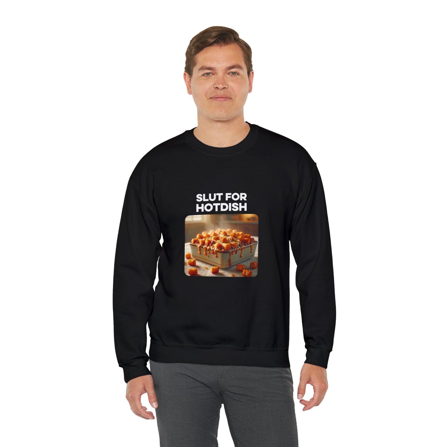 Slut For Hotdish Crewneck Sweatshirt