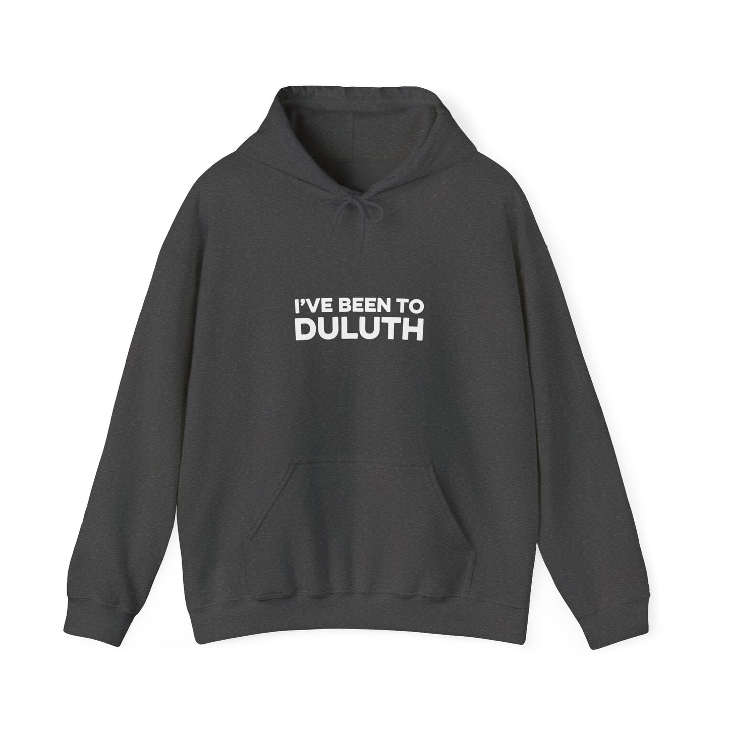 I've Been to Duluth Minnesota hoodie with white North Shore design - product view 3
