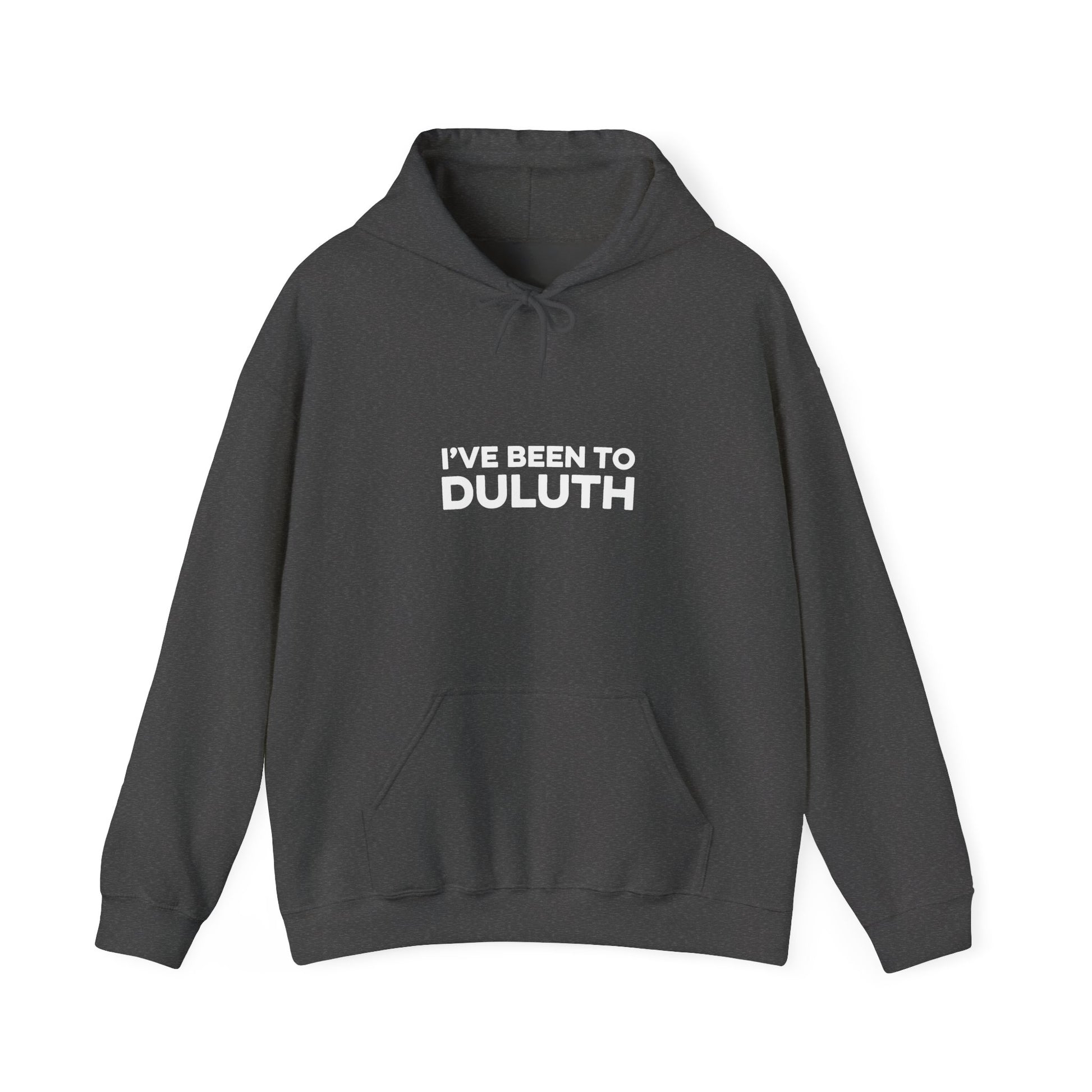 I've Been to Duluth Minnesota hoodie with white North Shore design - product view 3
