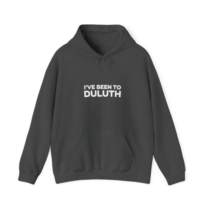 I've Been to Duluth Minnesota hoodie with white North Shore design - product view 3