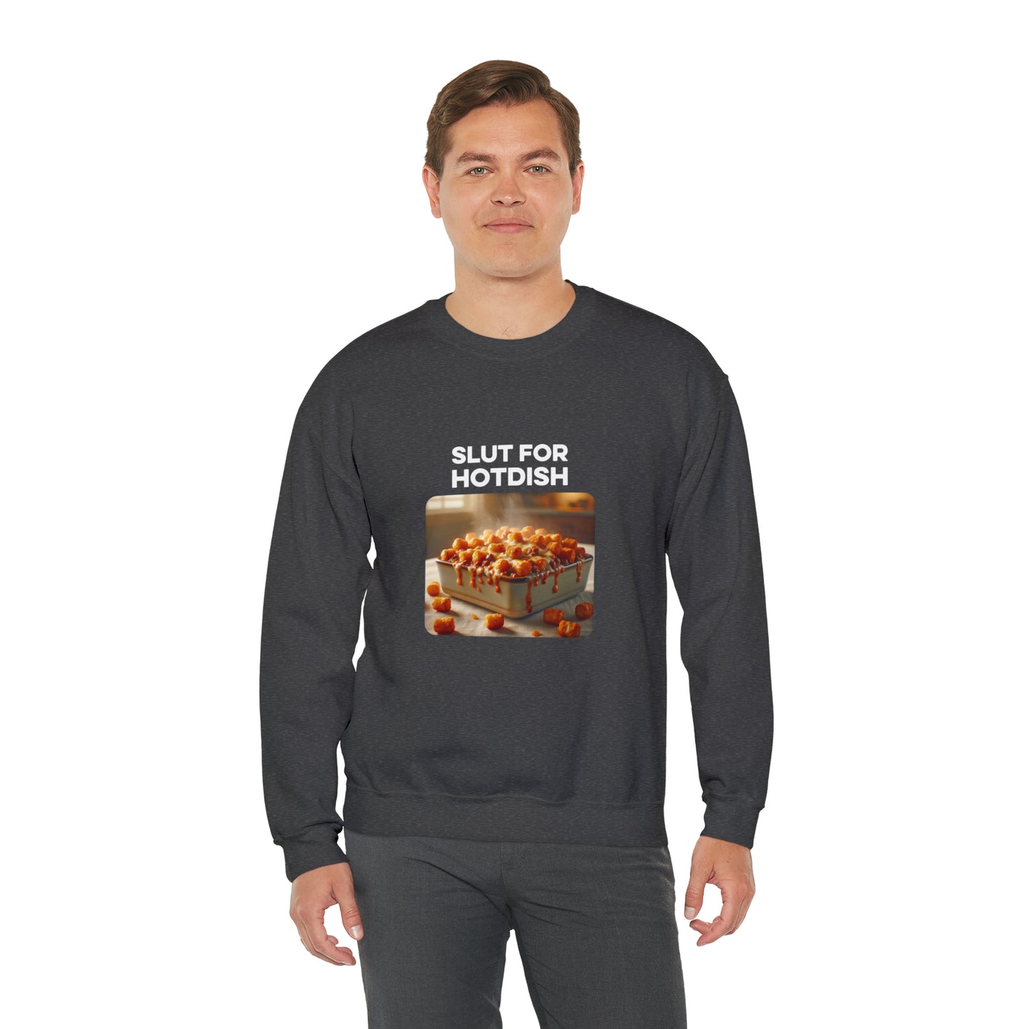 Slut For Hotdish Crewneck Sweatshirt