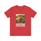 Smoother Than a Mornin' Pontoon Ride T-Shirt, Summer Vibe Shirt, Pontoon and Boating Gift, Vacation Shirt