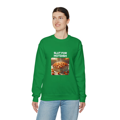 Slut For Hotdish Crewneck Sweatshirt