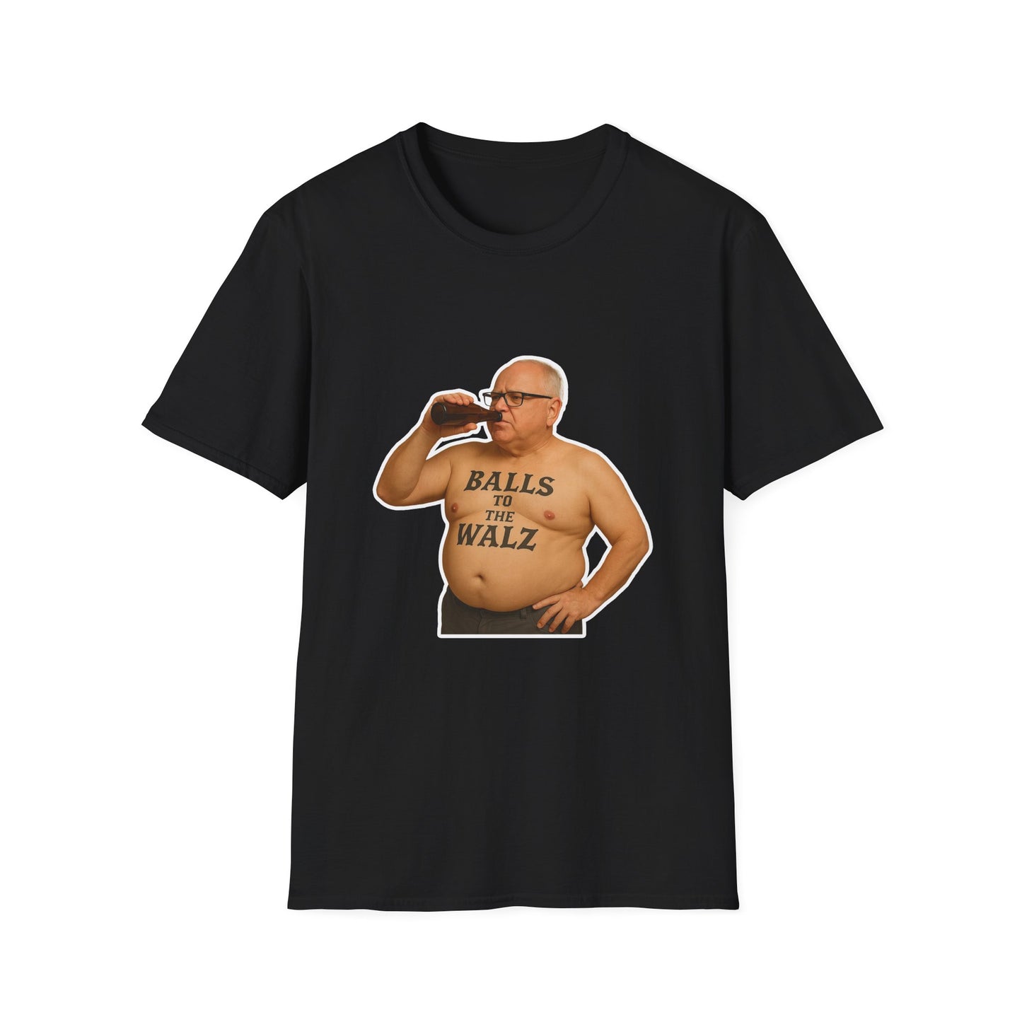Balls To The Walz - Funny Tim Walz T-Shirt