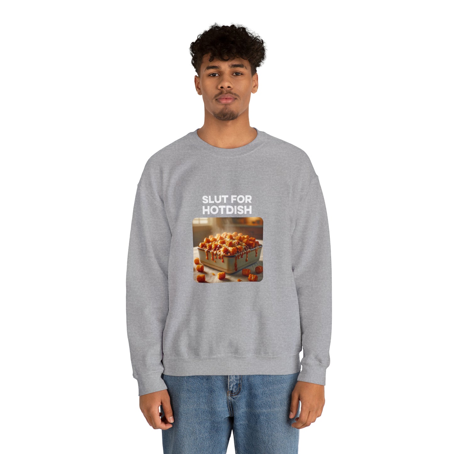 Slut For Hotdish Crewneck Sweatshirt