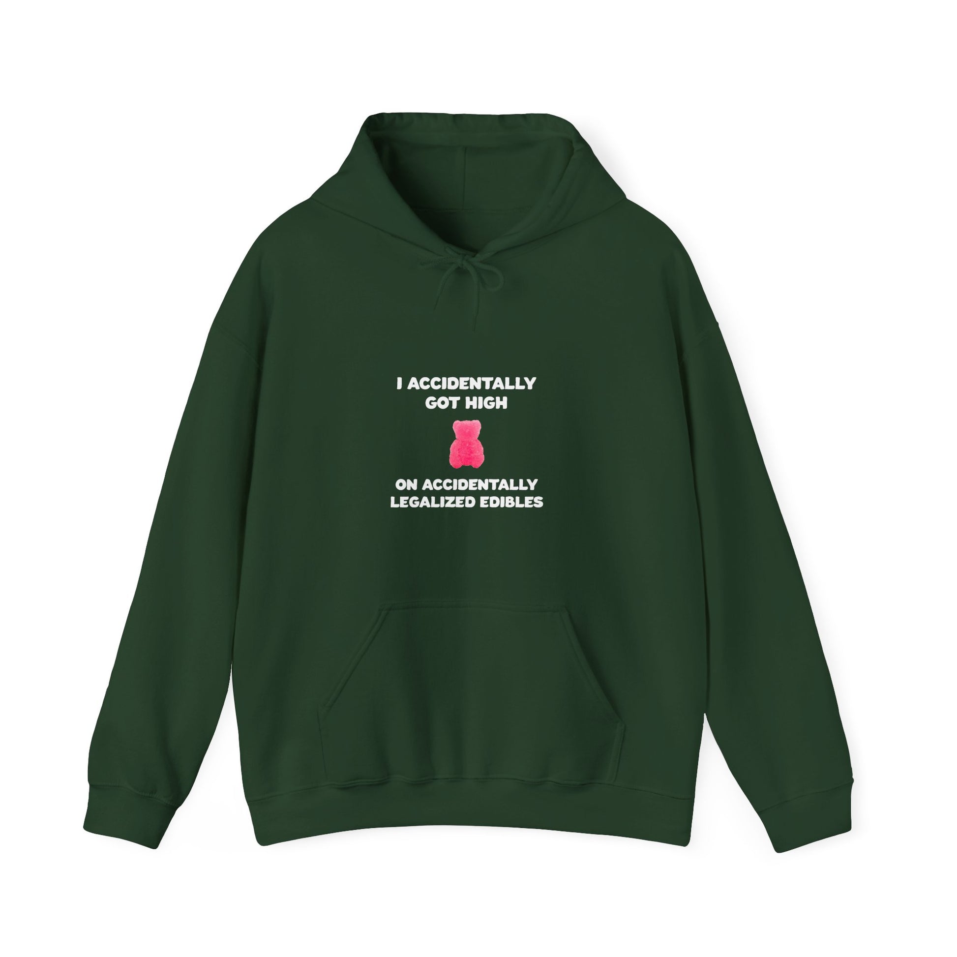 Accidentally legalized edibles Minnesota hoodie with pink gummy bear - product view 22